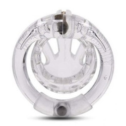  Cage de chasteté Beam 6 x 3cm Transparente
